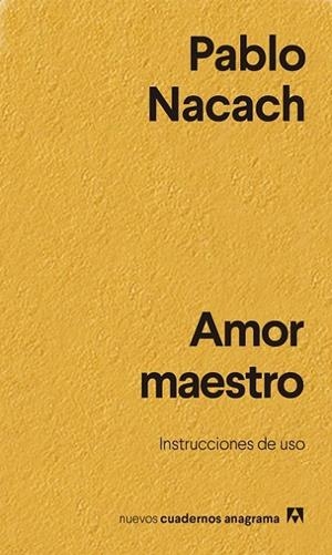 AMOR MAESTRO. INSTRUCCIONES DE USO | 9788433916402 | NACACH, PABLO