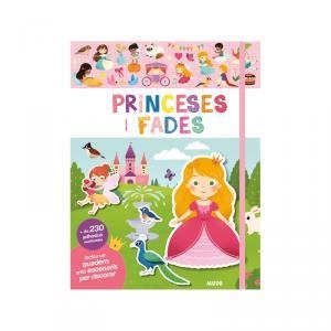 EL MEU PRIMER LLIBRE D'ADHESIUS, PRINCESES I FADES | 9782733870884 | VARIOS AUTORES