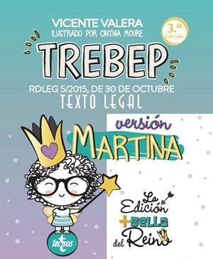 TREBEP VERSIÓN MARTINA RDLEG 5/2015, DE 30 DE OCTUBRE. TEXTO LEGAL | 9788430981250 | VALERA, VICENTE