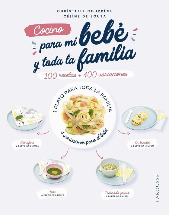 COCINO PARA MI BEBÉ Y TODA LA FAMILIA. 100 RECETAS + 400 VARIACIONES | 9788418100826 | COURRÈGE, CHRISTELLE/DE SOUSA, CÉLINA
