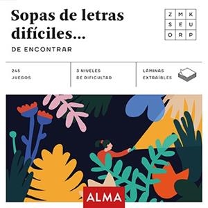 SOPA DE LETRAS DIFÍCILES DE ENCONTRAR | 9788417430283