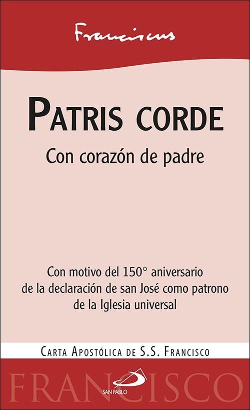 PATRIS CORDE. CON CORAZON DE PADRE | 9788428559522 | PAPA FRANCISCO