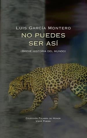 NO PUEDES SER ASÍ (BREVE HISTORIA DEL MUNDO) | 9788498956368 | GARCÍA MONTERO, LUIS