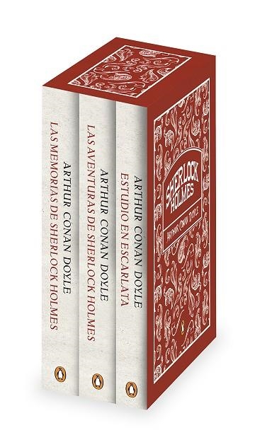 SHERLOCK HOLMES PACK. LAS MEMORIAS DE SHERLOCK HOLMES + LAS AVENTURAS DE SHERLOCK HOLMES + ESTUDIO EN ESCARLATA | 9788491055143 | CONAN DOYLE, SIR ARTHUR