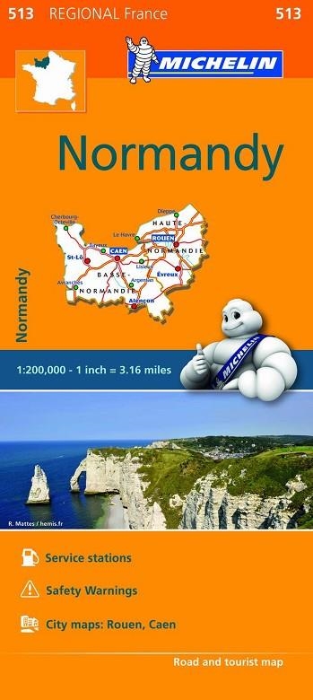 MAPA NORMANDIA 1:200.000  | 9782067209657