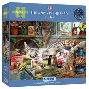 PUZZLE 500 PIEZAS XL DURMIENDO EN EL COBERTIZO | 5012269035353