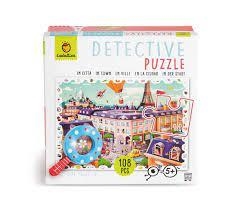 PUZZLE DETECTIVE EN LA CIUDAD 70X50  108 PIEZAS  3-6 AÑOS | 8057158620712