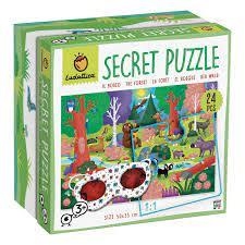 PUZZLE SECRETO EL BOSQUE 24 PIEZAS 50X35  3-4 AÑOS | 8008324074785