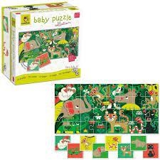 BABY PUZZLE LA JUNGLA  32 PIEZAS  67X32  2-3 AÑOS | 8057158620507