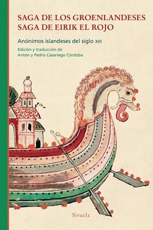 SAGA DE LOS GROENLANDESES. SAGA DE EIRIK EL ROJO | 9788418708589 | ANÓNIMOS ISLANDESES DEL SIGLO XIII