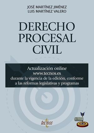 DERECHO PROCESAL CIVIL | 9788430983773 | MARTÍNEZ JIMÉNEZ, JOSÉ/MARTÍNEZ VALERO, LUIS