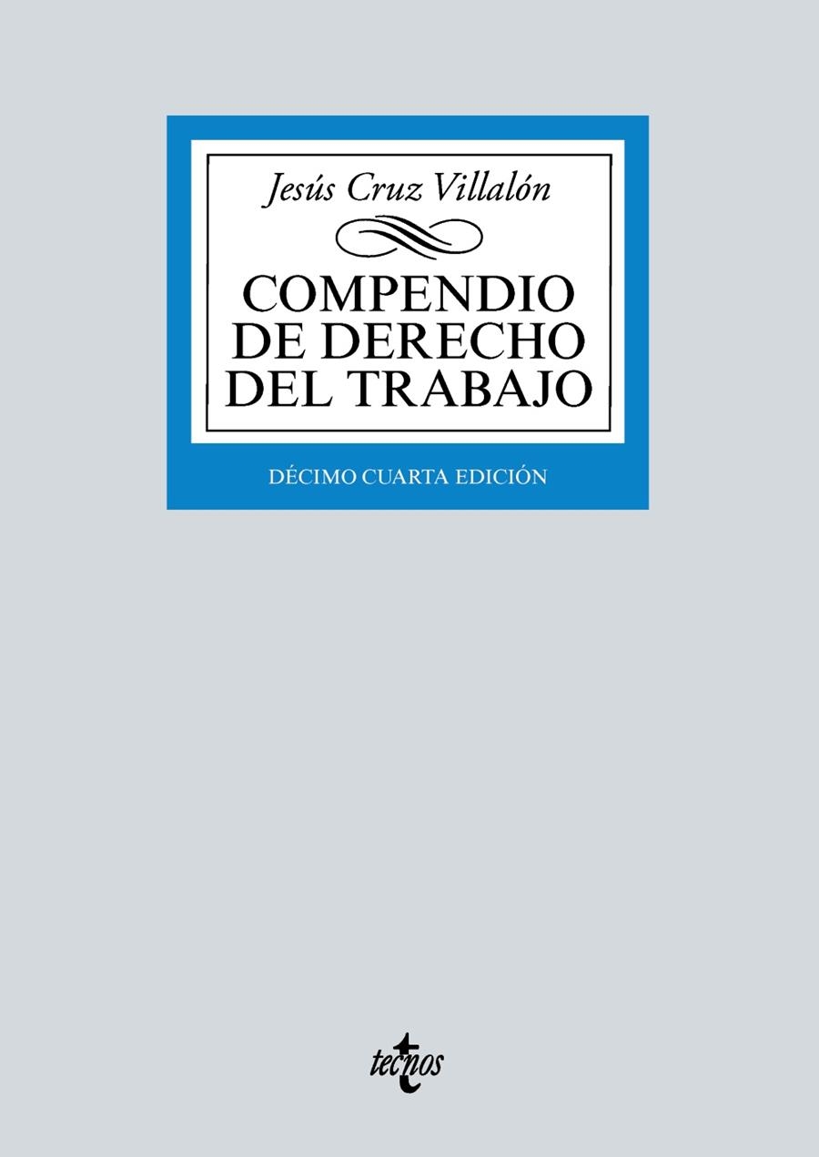 COMPENDIO DE DERECHO DEL TRABAJO | 9788430982523 | CRUZ VILLALÓN, JESÚS