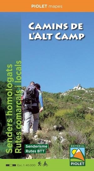 CAMINS DE L'ALT CAMP 1:40.000 (SENDERISME, RUTES BTT) | 9788412188097