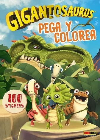GIGANTOSAURUS PEGA Y COLOREA | 9788427872431 | VV.AA.