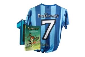 PACK ELS FUTBOLÍSSIMS EL MISTERI DE LES BRUIXES FUTBOLISTES + SAMARRETA | 9788466150231 | SANTIAGO, ROBERTO