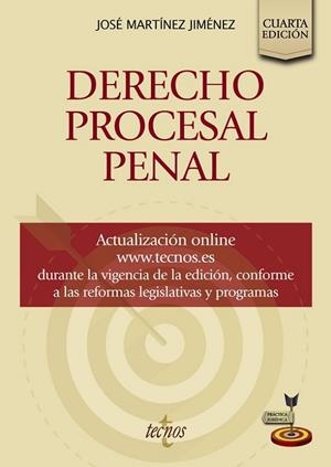 DERECHO PROCESAL PENAL | 9788430982967 | MARTÍNEZ JIMÉNEZ, JOSÉ