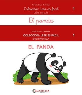 EL PANDA. LEER ES FÁCIL 1 LETRA MAYUSCULA / SEGUIDA | 9788418427497 | CUBINSÀ ADSUAR, NÚRIA