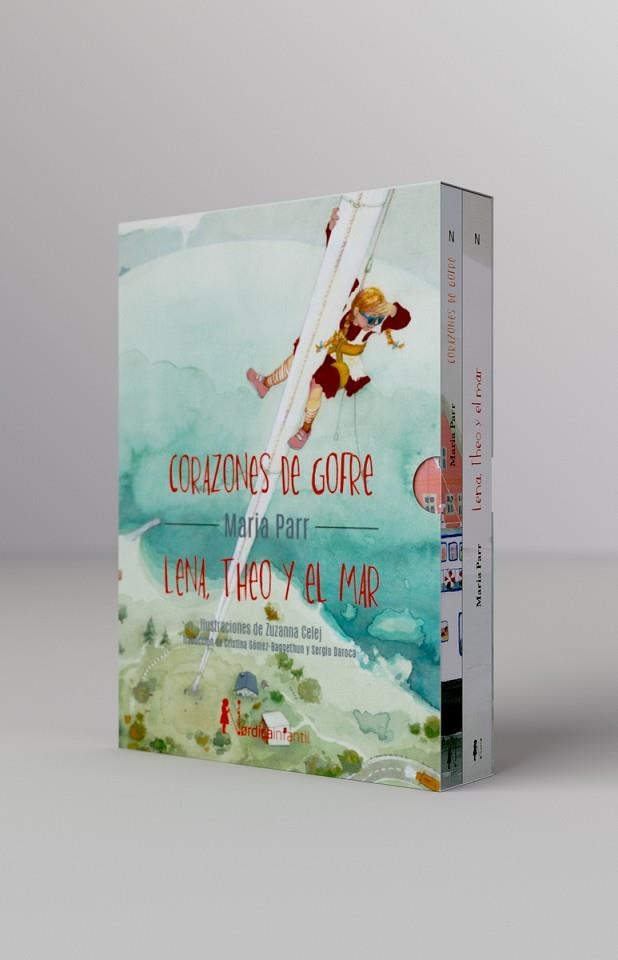 ESTUCHE CORAZONES DE GOFRE / LENA, THEO Y EL MAR | 9788418930331 | PARR, MARIA