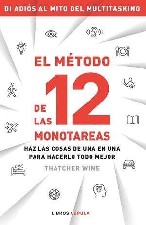 EL MÉTODO DE LAS 12 MONOTAREAS. HAZ LAS COSAS DE UNA EN UNA PARA HACERLO TODO MEJOR | 9788448027629 | WINE, THATCHER