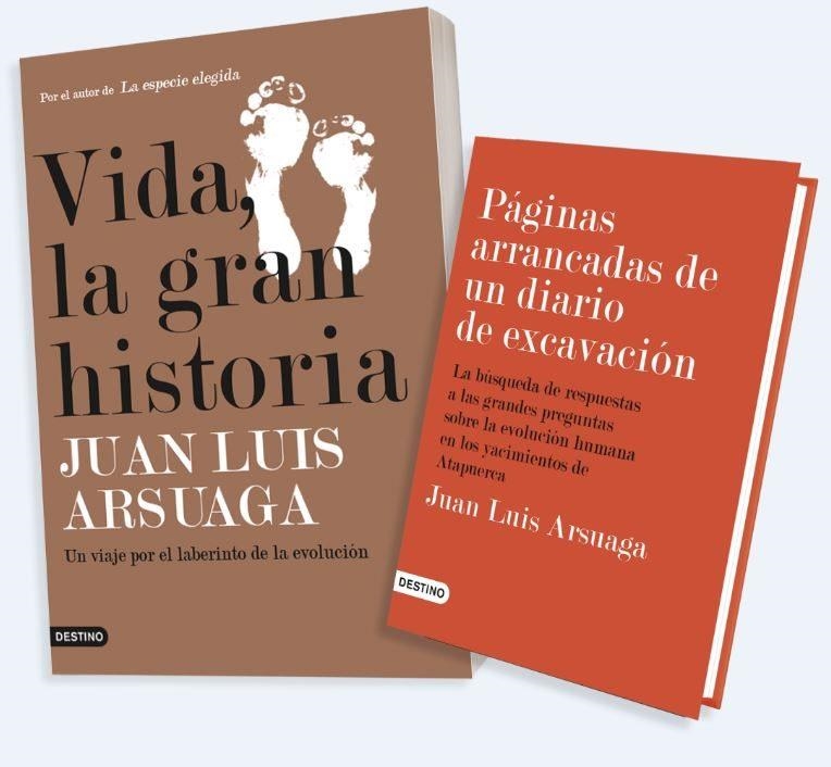 VIDA, LA GRAN HISTORIA. UN VIAJE POR EL LABERINTO DE LA EVOLUCION + DIARIO DE EXCAVACION EN ATAPUERCA | 9788423356546 | JUAN LUIS ARSUAGA