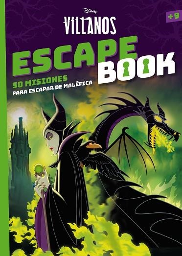 DISNEY VILLANOS. ESCAPE BOOK 50 MISIONES PARA ESCAPAR DE MALÉFICA  ACTIVIDADES | 9788418939860 | DISNEY