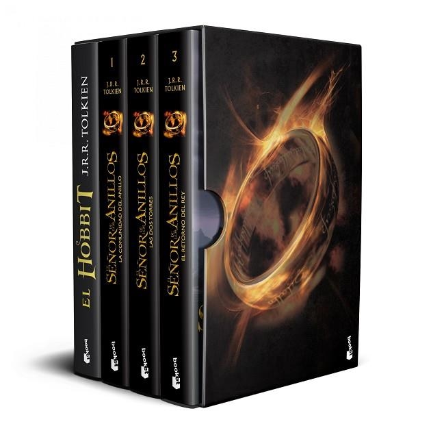 ESTUCHE TOLKIEN TRILOGIA EL SEÑOR DE LOS ANILLOS +  HOBBIT  | 9788445013830 | TOLKIEN, J. R. R.