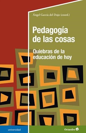 PEDAGOGÍA DE LAS COSAS. QUIEBRAS DE LA EDUCACIÓN DE HOY | 9788419312006 | GARCÍA DEL DUJO, ÁNGEL