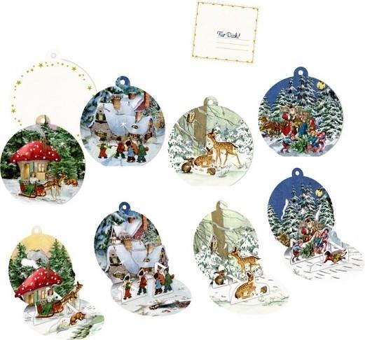 ETIQUETAS DE NAVIDAD POP UP CON SOBRE | 4050003944159