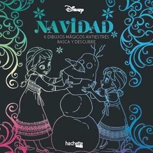 ARTETERAPIA. NAVIDAD DISNEY. 6 DIBUJOS MÁGICOS ANTIESTRÉS. RASCA Y DESCUBRE | 9788417586454 | VARIOS AUTORES