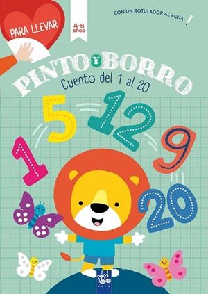 CUENTO DEL 1 AL 20. 4-6 AÑOS PINTO Y BORRO. PARA LLEVAR + ROTULADOR | 9788408268598