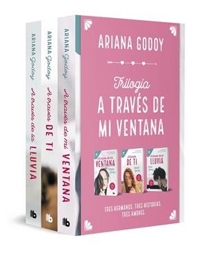 PACK TRILOGÍA HERMANOS HIDALGO. A TRAVES DE MI VENTANA + A TRAVES DE TI + A TRAVES DE LA LLUVIA | 9788413147987 | GODOY, ARIANA