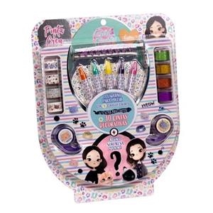 PINTA Y CREA GIRL POWER GATOS CUADERNO DE PINTAR + CERAS DE COLORES + STICKERS + CINTAS | 8424248920517