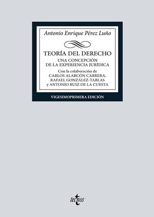 TEORÍA DEL DERECHO. UNA CONCEPCIÓN DE LA EXPERIENCIA JURÍDICA | 9788430987825 | PÉREZ LUÑO, ANTONIO ENRIQUE