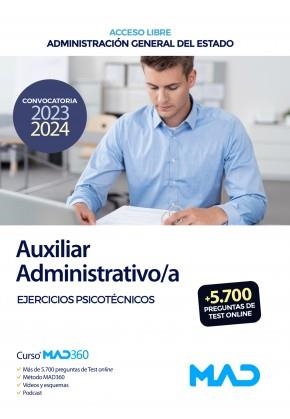 AUXILIAR ADMINISTRATIVO;A  ADMINISTRACION GENERAL DEL ESTADO. EJERCICIOS PSICOTECNICOS | 9788414274439