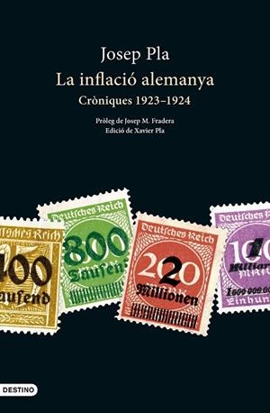 LA INFLACIÓ ALEMANYA CRÒNIQUES 1923-1924 | 9788419734044 | PLA, JOSEP