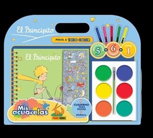 EL PRINCIPITO. ACUARELAS PINTA A TODO COLOR. CUADERNO PINTAR + STICKERS | 8424248921507