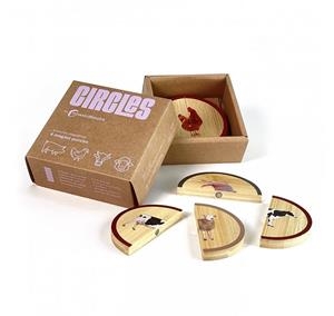 CIRCLES ANIMALES DE LA GRANJA 4 PUZZLES MAGNETICOS | 7604128908106