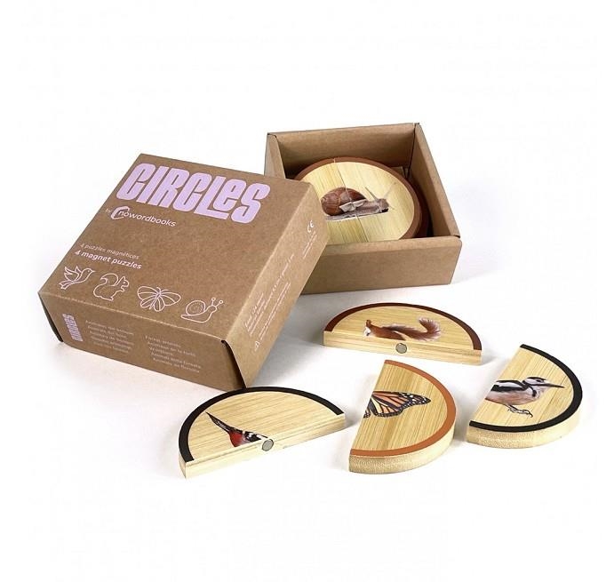 CIRCLES ANIMALES DEL BOSQUE 4 PUZZLES MAGNETICOS | 7604128908274