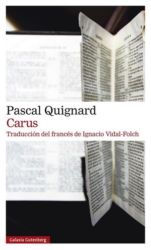 CARUS | 9788419738196 | QUIGNARD, PASCAL