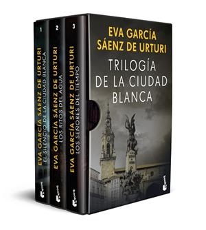 ESTUCHE TRILOGÍA DE LA CIUDAD BLANCA (E EL SILENCIO DE LA CIUDAD BLANCA, LOS RITOS DEL AGUA Y LOS SEÑORES DEL TIEMPO) | 9788408285250 | GARCÍA SÁENZ DE URTURI, EVA