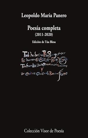 POESÍA COMPLETA (2011-2020) | 9788498955781 | PANERO, LEOPOLDO MARÍA