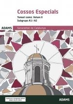 TEMARI COMÚ COSSOS ESPECIALS II. SUBGRUPS A1 I A2 GENERALITAT DE CATALUNYA | 9788411163149