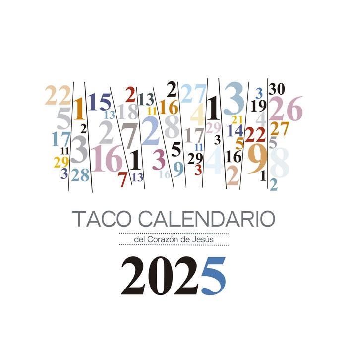 TACO 2025 SAGRADO CORAZON JESUS CON PEANA NUMEROS | 9788427148178 | AA.VV