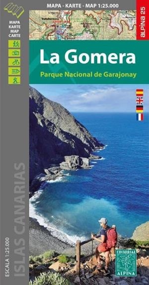 LA GOMERA 1: 25000 - MAPA Y GUIA EXCURSIONISTA | 9788480909815