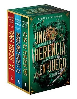 UNA HERENCIA EN JUEGO ESTUCHE LA JUGADA FINAL  EL LEGADO HANTHORNE  UNA HERENCIA EN JUEGO | 9788427246058 | BARNES, JENNIFER LYNN