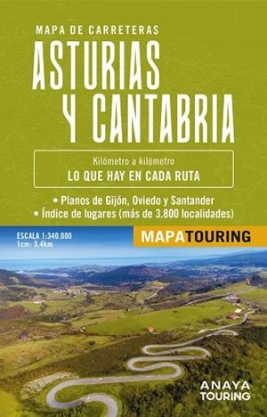 MAPA DE CARRETERAS ASTURIAS Y CANTABRIA | 9788491588597