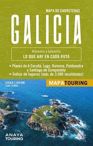 MAPA DE CARRETERAS GALICIA | 9788491588603
