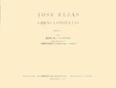 JOSE ELIAS. OBRAS COMPLETAS. VOL. 1-A. DL 10030 | 9788460027348 | JOSE MARIA LLORENS