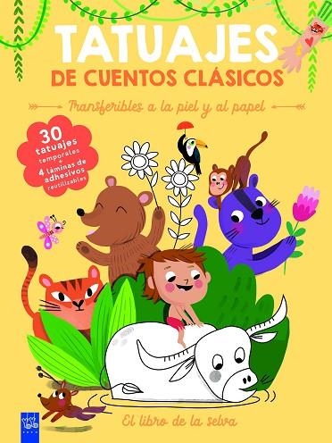 TATUAJES DE CUENTOS CLÁSICOS. EL LIBRO DE LA SELVA (30 TATUAJES) | 9788408295907 | YOYO
