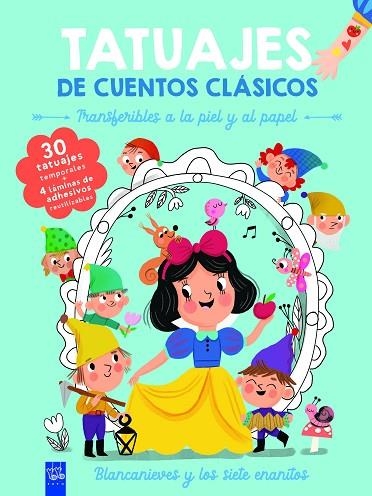 TATUAJES DE CUENTOS CLÁSICOS. BLANCANIEVES (30 TATUAJES) | 9788408295891 | YOYO